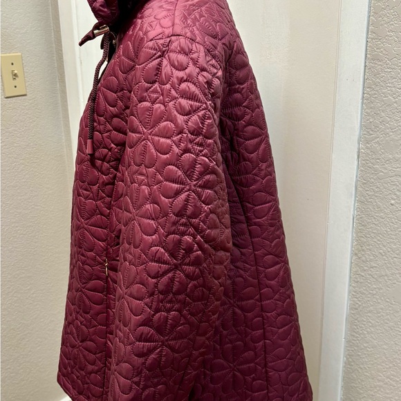 Kate Spade ♠️ Blackberry Quilted Puffer Jacket - Picture 13 of 14